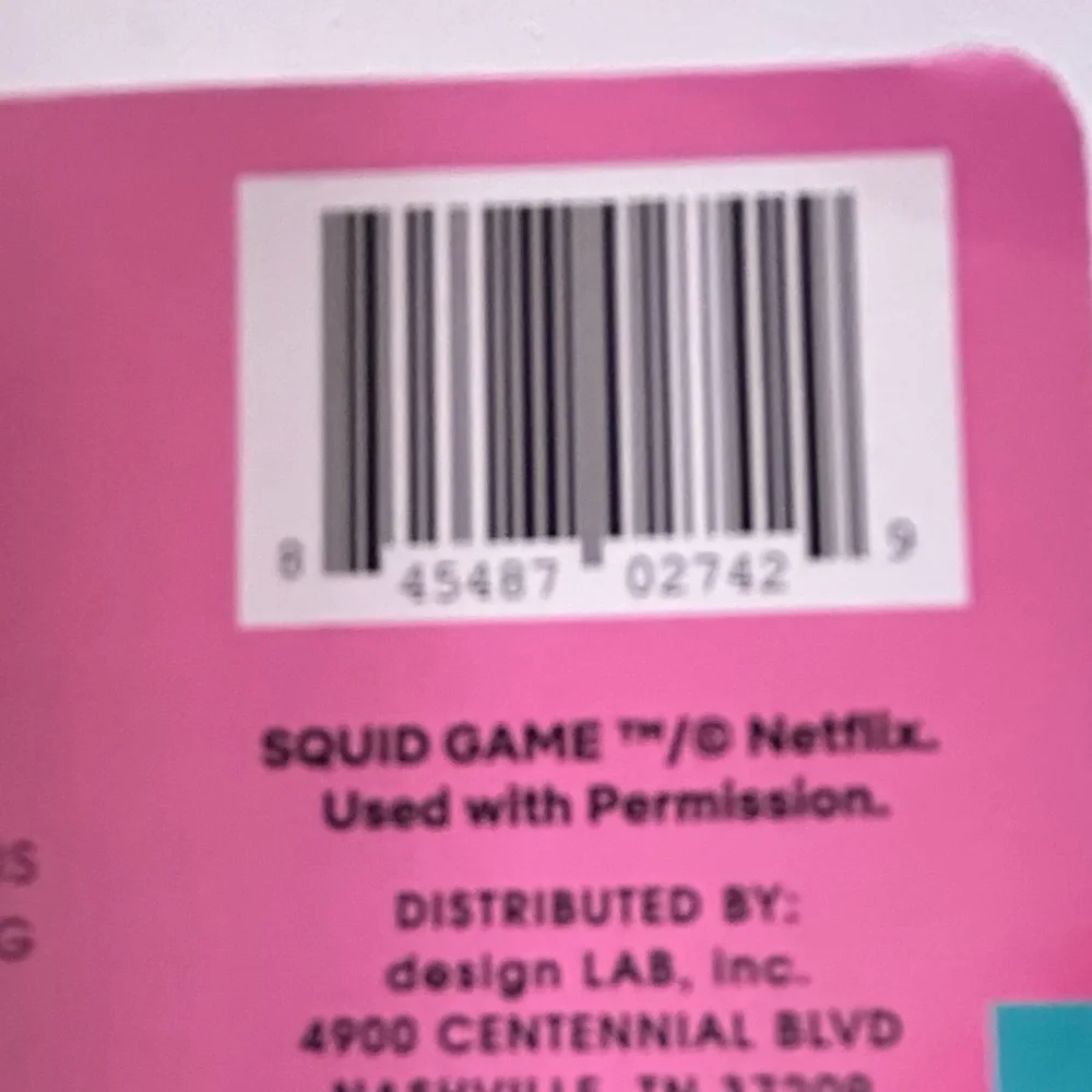 NWT Squid Games Front Man Mask